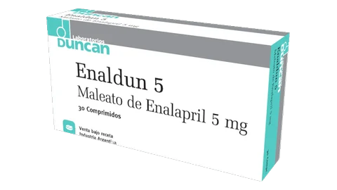Enalapril maleato 5 mg comprimidos — ENALDUN 5
